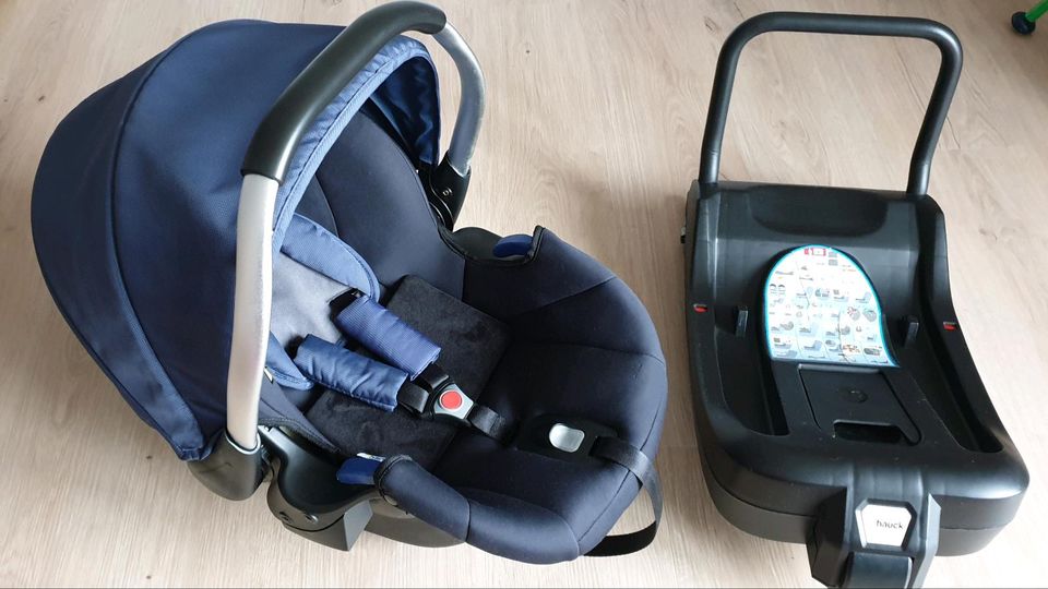 SET Kinderwagen + Buggy + Babyschale + Isofix von Hauck in Eichstätt