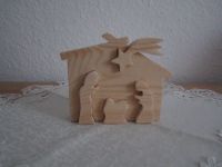 kleine 3D Holzkrippe-Weihnachtskrippe - Krippenstall Wuppertal - Vohwinkel Vorschau