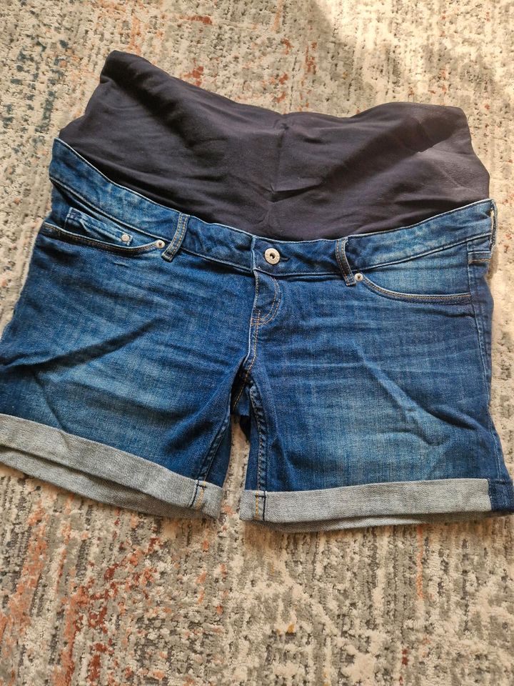 Kurze Jeans Umstandsmode Größe 44 in Quedlinburg