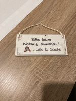 Deko Schild Schuhe lustig Geschenk Bayern - Bürgstadt Vorschau