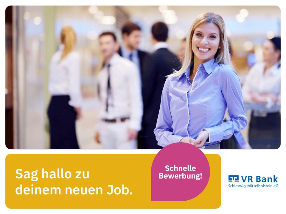 Zahlungsverkehrsberater/-in (m/w/d) (VR Bank) *45000 - 55000 EUR/Jahr* in Kropp Büro Sekretariat Assistent Personal Assistant Bürohilfe in Kropp