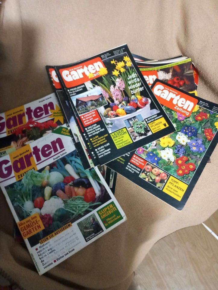 Ca. 30 Gartenzeitungen 1990/91 in Pegau