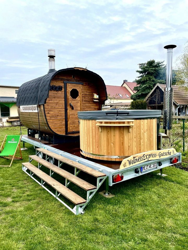 Mobile Sauna Whirlpool Wellness Wochenende Premium Löyly in Großenhain