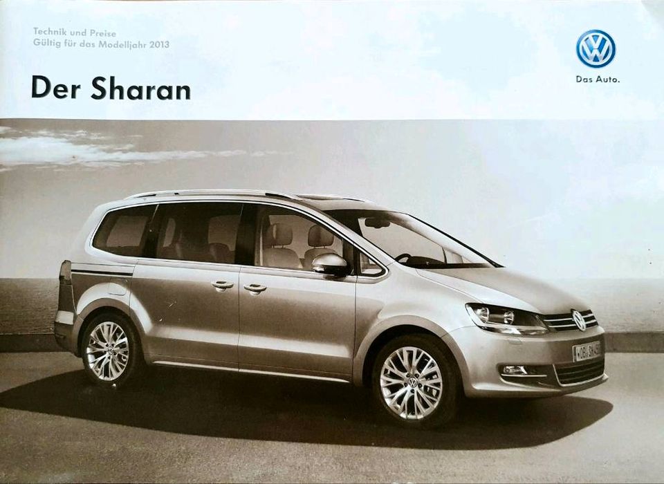 Katalog und Preisliste VW Sharan - Modelljahr 2013 in Langenberg