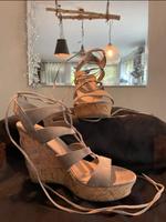 Beige Steve Madden Plateau-Keilsandalen Bayern - Kempten Vorschau