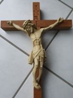 Kruzifix Kreuz , Eiche, 60ger Jahre Niedersachsen - Emsbüren Vorschau