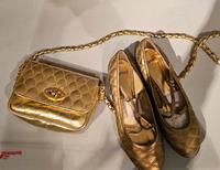 Esprit Schuhe mit Tasche in Gold neu Bayern - Aschaffenburg Vorschau