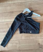 Adidas Cropped Langarmshirt Gr. 36 Cutout, grau Bayern - Illertissen Vorschau