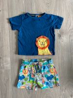 Pusblu Set Kinder Shirt und kurze Hose Gr. 86 Dschungel Löwe Nordrhein-Westfalen - Gangelt Vorschau