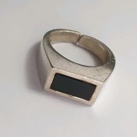 Modernist Onyx Ring ( 925 Silber ) FS / offen / 11 Gramm Nordrhein-Westfalen - Recklinghausen Vorschau