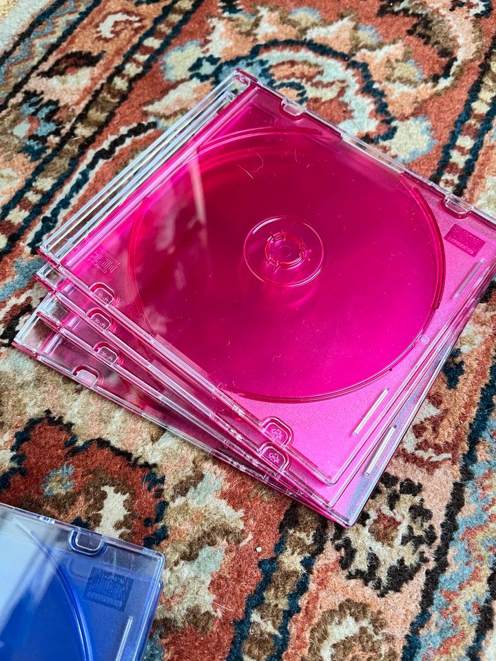 20xKultige Vintage 90er CD Hüllen bunt pink lila blau orange grün in Lambrecht (Pfalz)