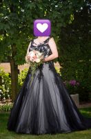 Königinnenkleid, Brautkleid, Ballkleid Gr. 48 schwarz Nordrhein-Westfalen - Gütersloh Vorschau