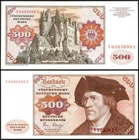 500 DM Deutsche Mark Scheine Banknoten Bayern - Landshut Vorschau