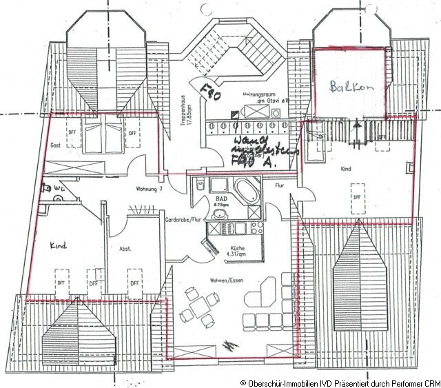 4 Zimmerwohnung in der Altstadt von Stadthagen zu vermieten in Stadthagen