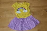 MINI BODEN Kleid Sommer kurzarm gelb lila Regenbogen Gr. 92 Bayern - Lamerdingen Vorschau