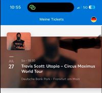 1x Ticket Travis Scott Hauptribüne Frankfurt Süd - Niederrad Vorschau
