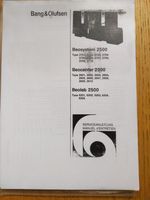 Bang & Olufsen Beosystem, Beocenter, Beolab 2500 Service Manual Nordrhein-Westfalen - Siegen Vorschau