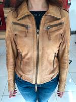 Gipsy Echt Leder Damen Jacke in Gr. M in Cognac Eimsbüttel - Hamburg Eidelstedt Vorschau