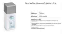 Aktivsauerstoff-Granulat Whirlpool Bayrol SpaTime / 5 Packungen Bayern - Truchtlaching Vorschau