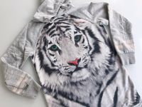 Sweatshirt mit weißem Tiger H&M 146/152 Longsitze, Hoodie Überlan Baden-Württemberg - Hockenheim Vorschau