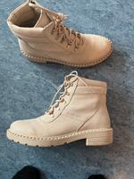 Schnürstiefeletten von Marco Tozzi- offwhite Bayern - Augsburg Vorschau