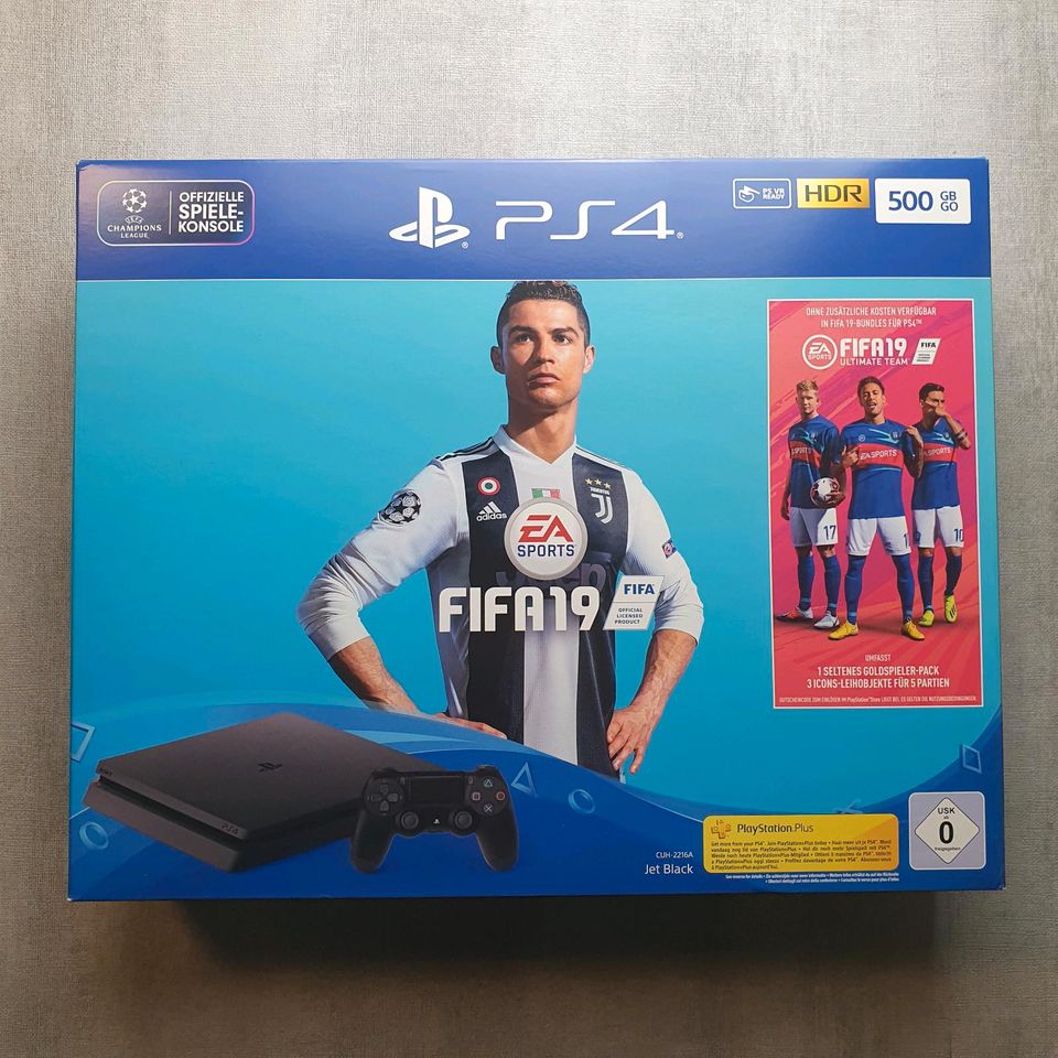 Playstation 4 Slim 500gb Fifa 19 Bundle in Neumünster