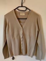 REPEAT Twin-Set: Top + Strickjacke - beige | Gr. 38 Bayern - Mittenwald Vorschau