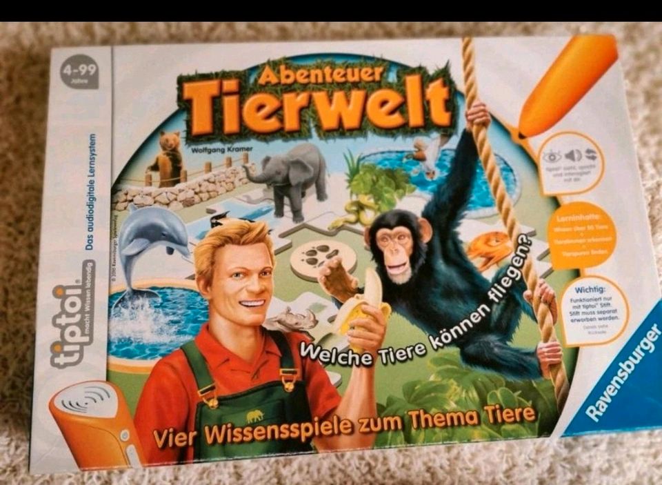 Tiptoi Spielewelt Abenteuer Tierwelt neu in Starsiedel