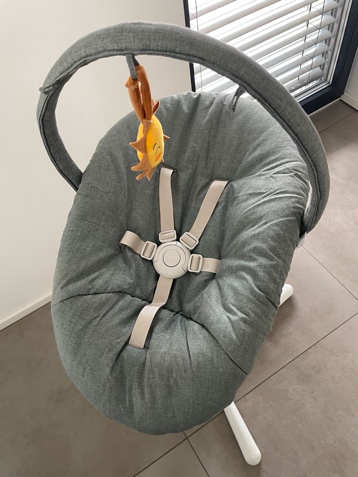 Stokke Nomi Set aus Stuhl + Newborn Set + Babyset + Tisch in Eislingen (Fils)