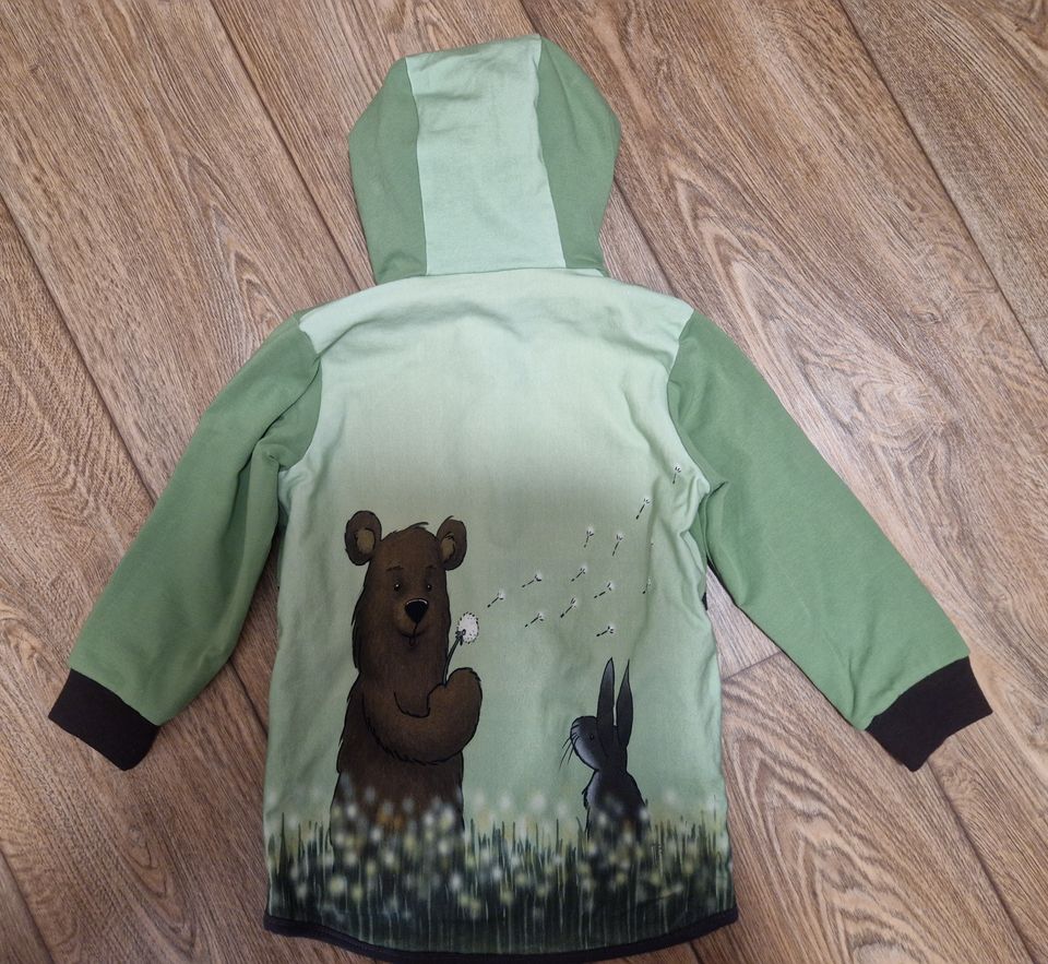 ⭐️ Jacke handmade Bär und Hase Gr. 98 in Wilthen