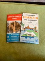 Wanderkarte Dresden Umgebung Sächsische Schweiz Böhmen DDR VEB Sachsen - Bannewitz Vorschau