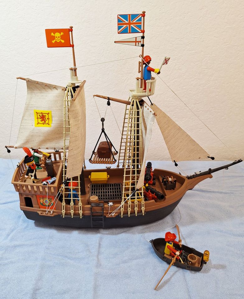 Playmobil altes Piratenschiff 3550 gebrauchte Rarität in Pirmasens