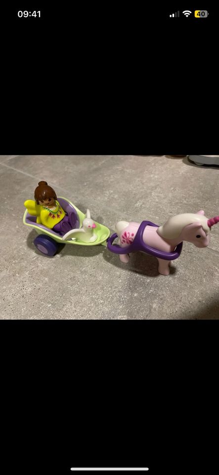 Playmobil 123 Einhornkutsche mit Fee in Großhabersdorf