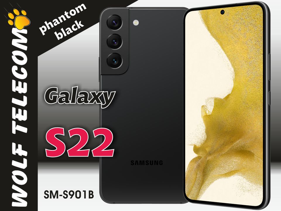 SAMSUNG Galaxy S22 5G / S901 128GB Phantom Black - Neu / RG 19% in Niederzissen
