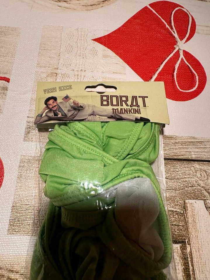 Original Borat TM 2016 Fox Borat Mankini grün NEU&OVP in Langenargen