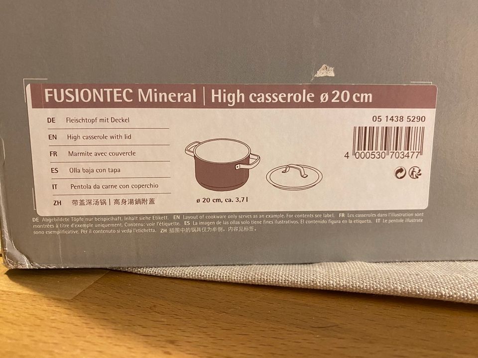WMF Fusiontec Mineral High Casserole 20cm in Seesen