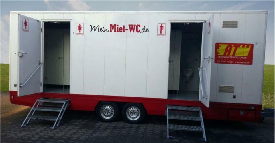 Toilettenwagen zu vermieten! WC Wagen, Toilettenanhänger in Neukirchen-Vluyn