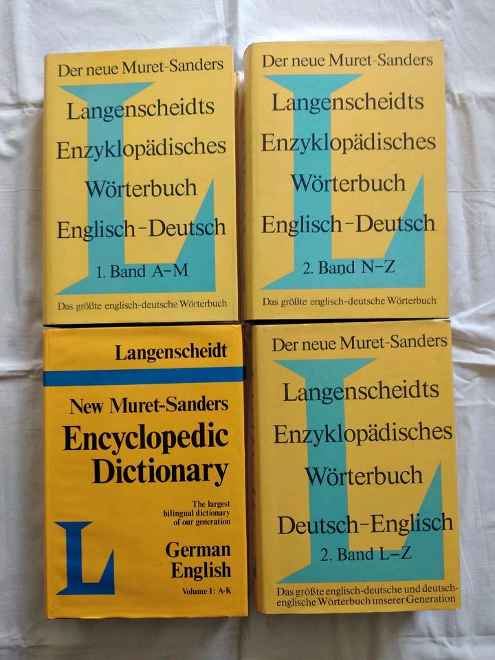 Muret-Sanders Enzyklopädisches Wörterbuch in 4 Bänden in München
