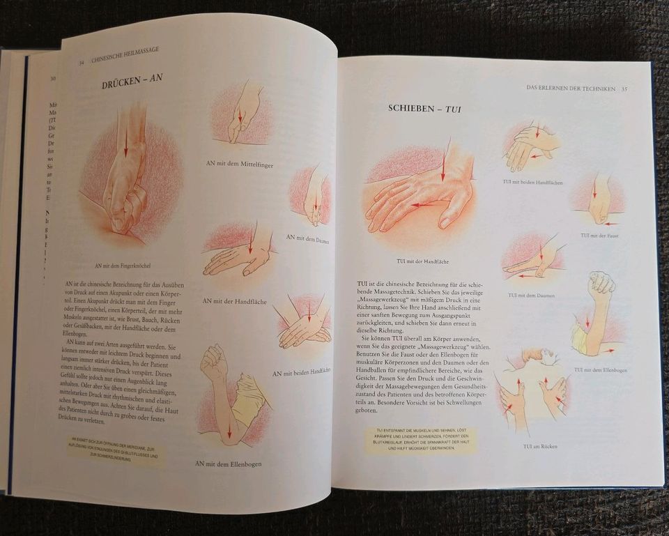 CHINESISCHE HEILMASSAGE.  einfache Übungen zur Linderung von Schm in Darmstadt