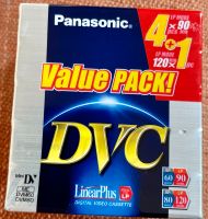 Mini DV Panasonic Value Pack 4x90 + 1x120 Minuten Frankfurt am Main - Bockenheim Vorschau