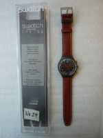 SWATCH SCM 102 jet lag, 1993,  Lederarmband Hessen - Wiesbaden Vorschau