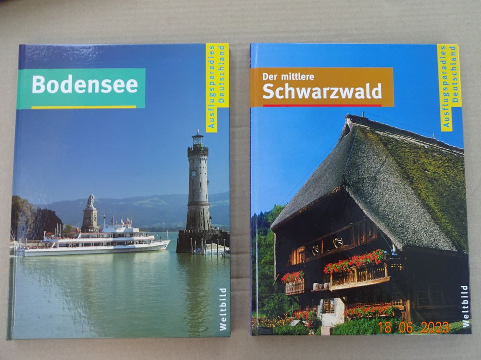 9 Bildbände "Ausflugsparadies Deutschland" von Weltbild, in Braunsbedra