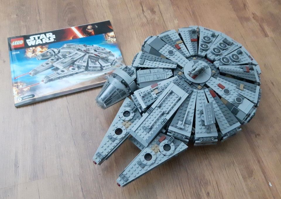 Lego 75105 Star Wars Millennium Falke Falcon in Asbach-Bäumenheim