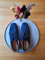 Clarks 41 Budapester Loafer PURE2LACE marineblau Wildleder Rostock - Kröpeliner-Tor-Vorstadt Vorschau