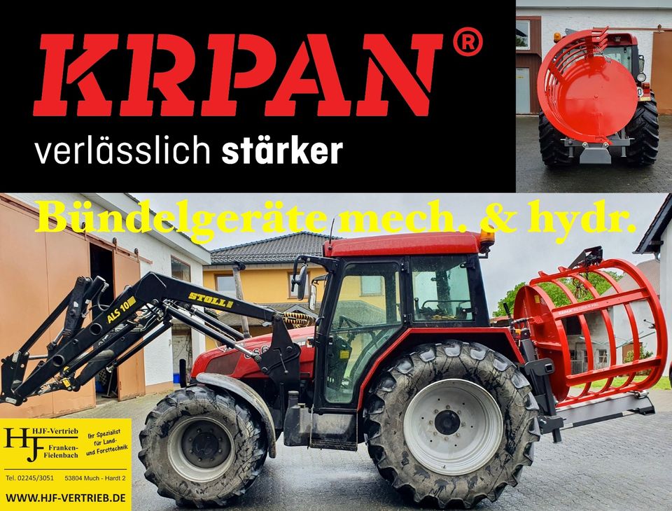 ⚠️ Krpan® PD 1200 H pro plus Brennholz Kaminholz Bündelgerät ⚠️ in Much
