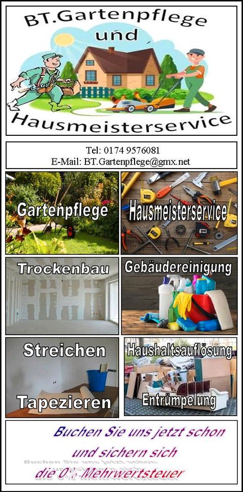 Gartenfirma  für privat und Gewerbe in Recklinghausen