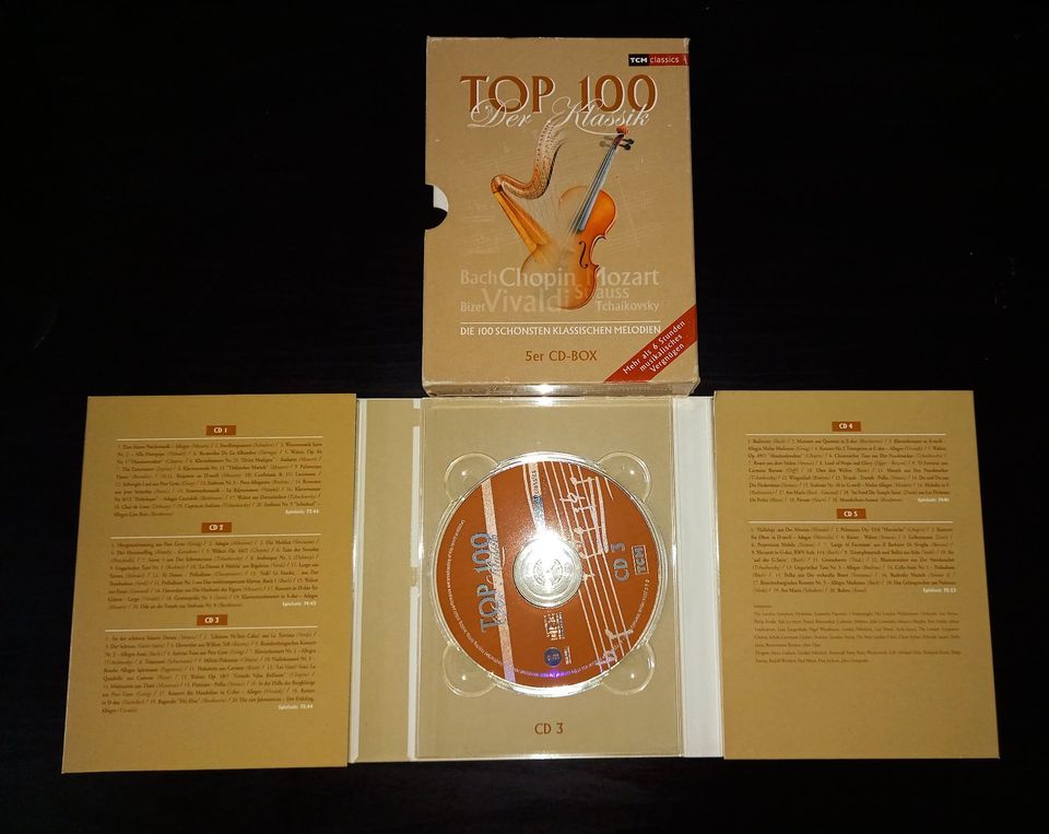 Top 100 der Classic in einer 5´er CD Box, 100 klassische Melodien in Bocholt