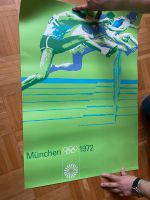 Poster Olympiade Hürdenlauf 1972 München Sammler din a1 Hessen - Kaufungen Vorschau