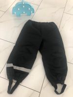 H&M gefütterte Regenhose Gr. 98 schwarz Matschhose Hessen - Hanau Vorschau