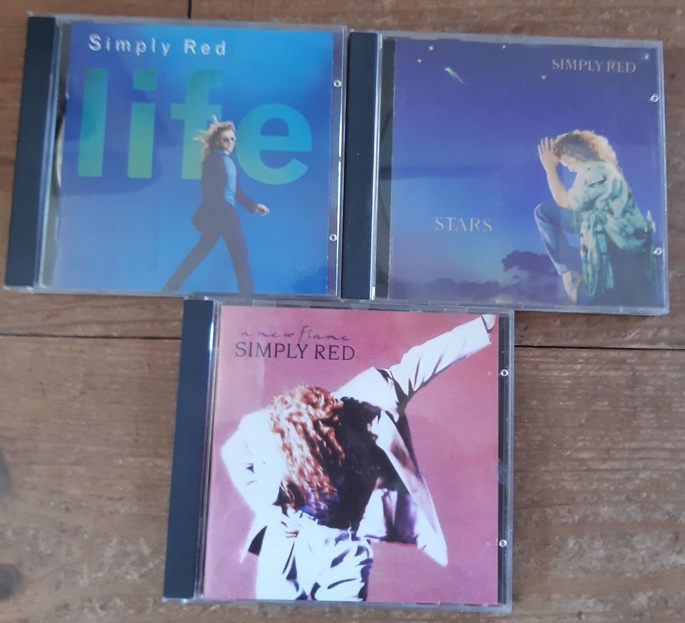 3 x Simply Red (Stars - life - A New Flame) CD's wie NEU in Mechernich